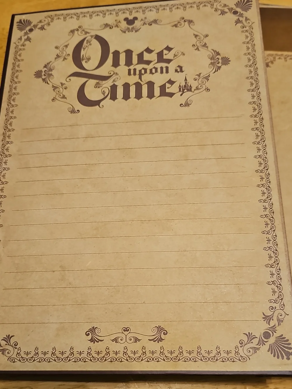 NWT Disney Photo & Storage Book - Cinderella Castle - Once Upon a Time